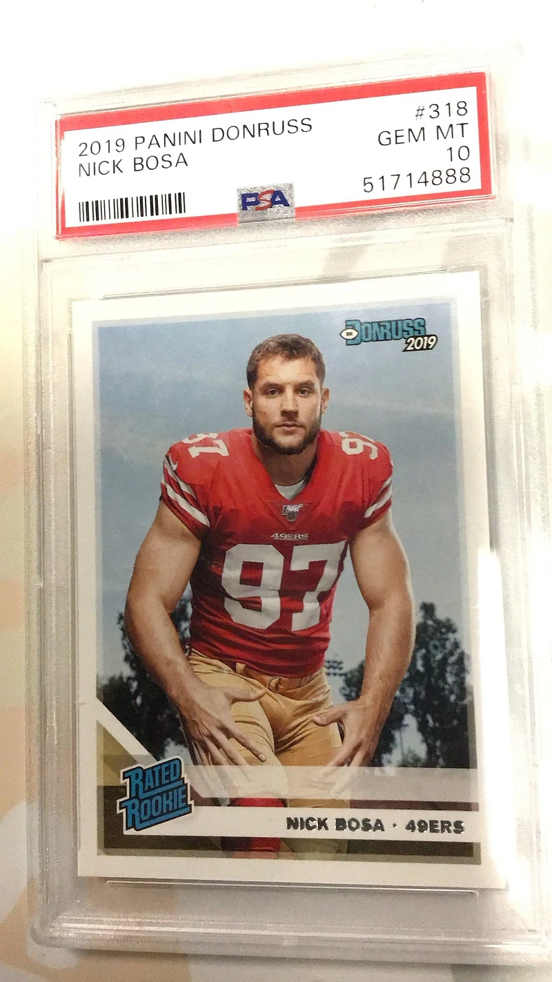 2019 Panini Donruss 318 Nick Bosa PSA 10