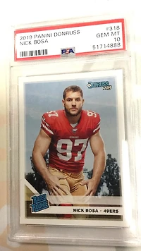 2019 Panini Donruss 318 Nick Bosa PSA 10
