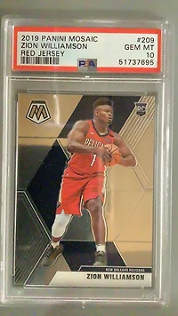 2019 Panini Mosaic 209 Zion Williamson Variation PSA 10