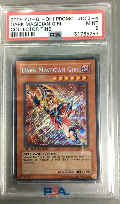 2005 Yu-gi-oh! Promo En004 Dark Magician Girl Collector Tins PSA