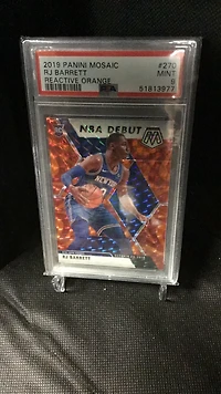 2019 Panini Mosaic 270 Rj Barrett Reactive PSA 9