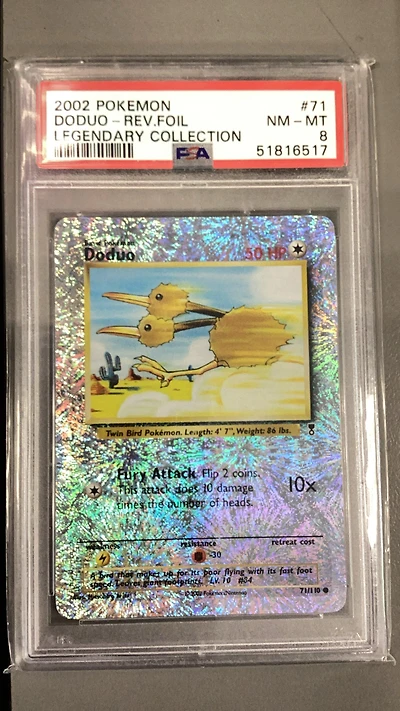 2002 Pokemon Legendary Collection 71 Doduo PSA 8