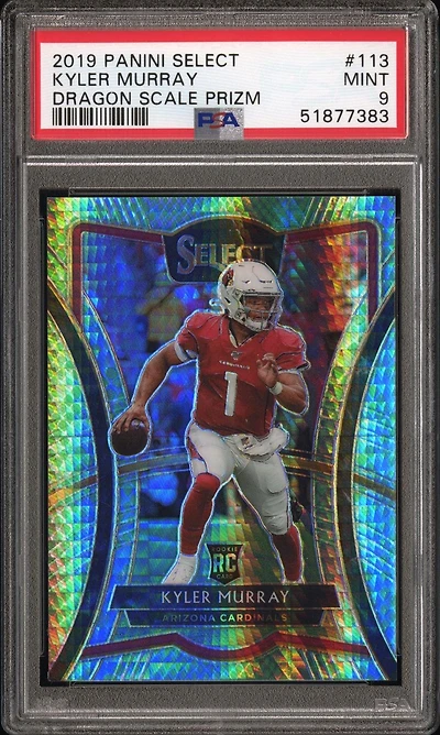 2019 Panini Select 113 Kyler Murray Dragon Scale Prizm PSA 9