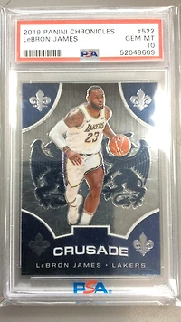 2019 Panini Chronicles 522 Lebron James PSA 10