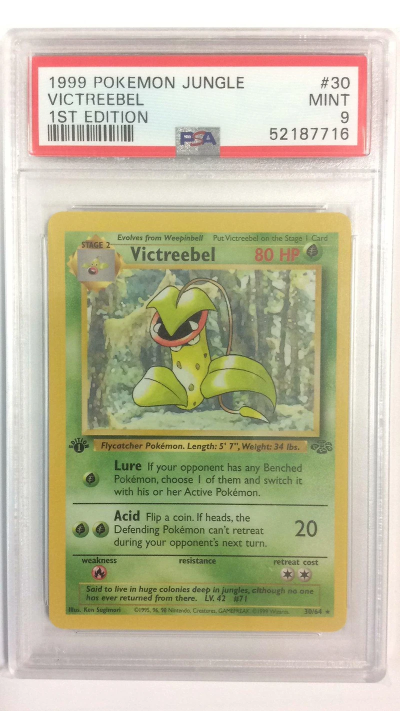 1999 Pokemon Jungle 30 Victreebel 1st Edition PSA