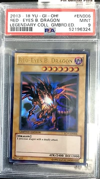 2013-2018 Yu-gi-oh! Legendary Collection Gameboard Edition En006 Red-eyes B. Dragon PSA 9
