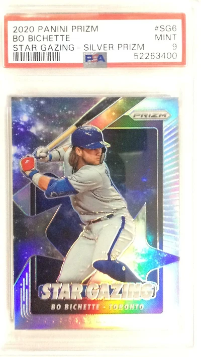 2020 Panini Prizm Star Gazing Sg6 Bo Bichette PSA 9