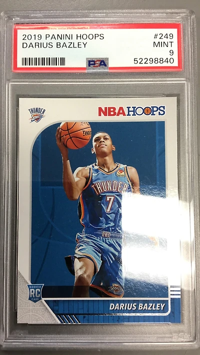 2019 Panini Hoops 249 Darius Bazley PSA