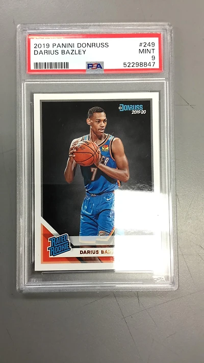2019 Panini Donruss 249 Darius Bazley PSA 9