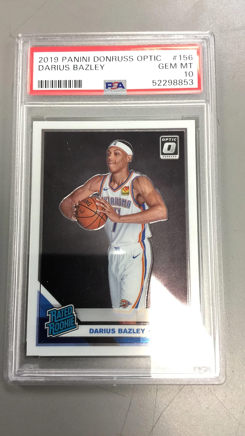 2019 Panini Donruss Optic 156 Darius Bazley PSA
