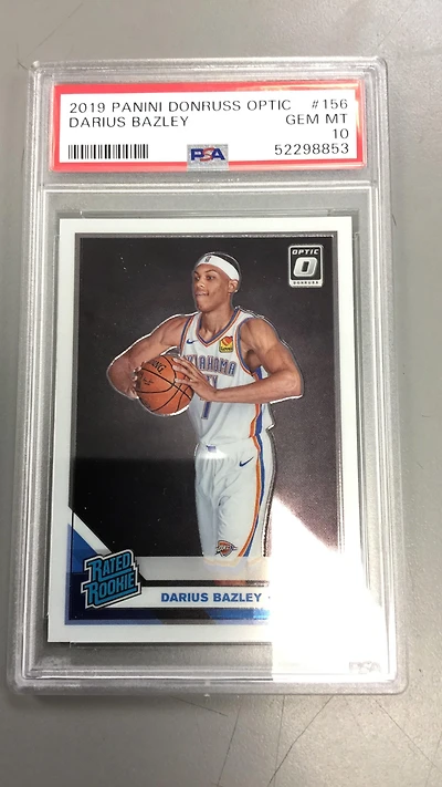 2019 Panini Donruss Optic 156 Darius Bazley PSA
