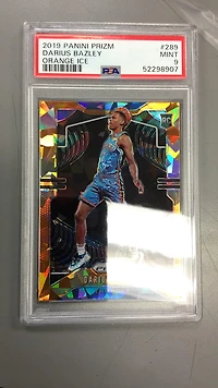 2019 Panini Prizm 289 Darius Bazley Ice PSA