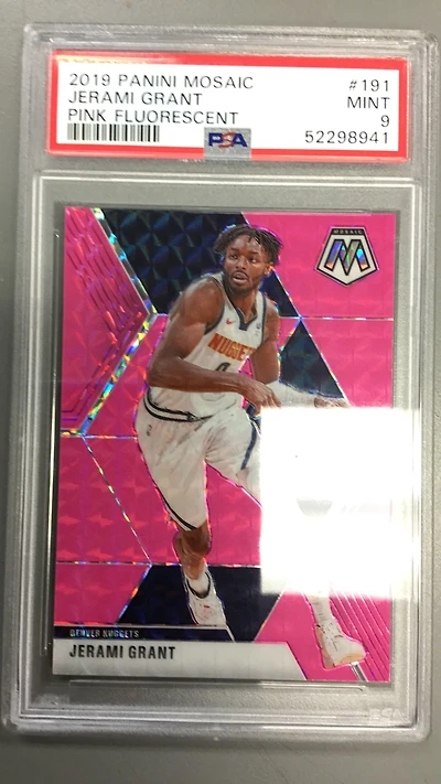 2019 Panini Mosaic 191 Jerami Grant PSA 9