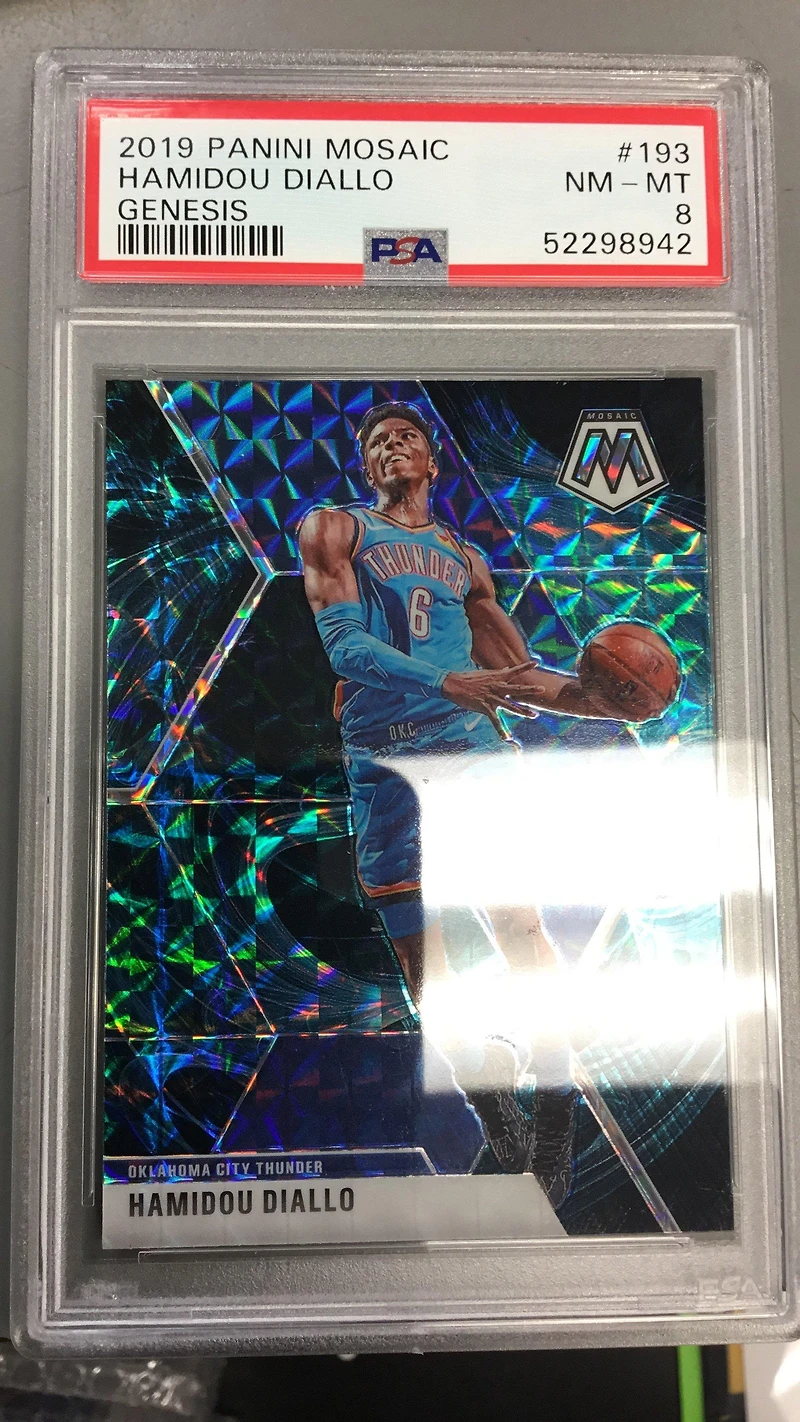 2019 Panini Mosaic 193 Hamidou Diallo PSA 8