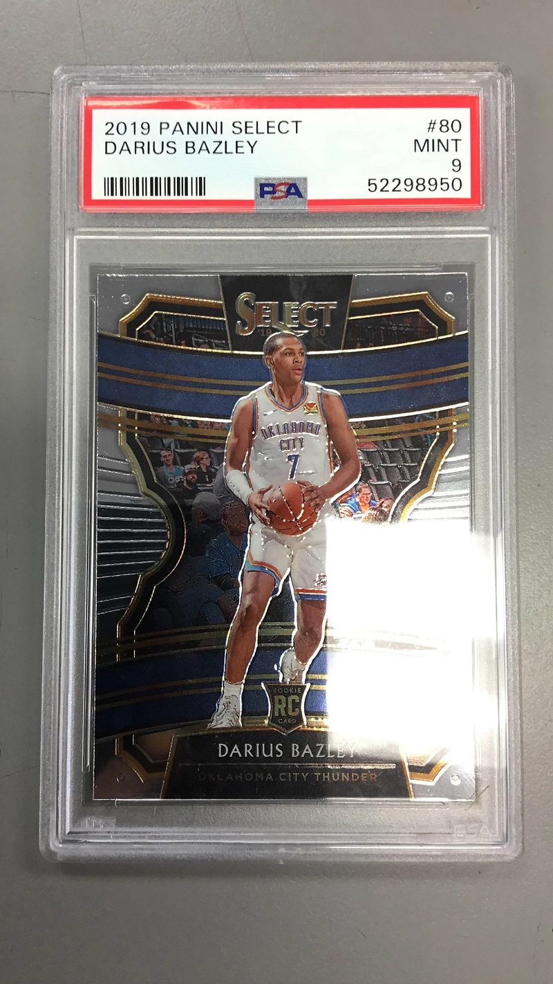 2019 Panini Select 80 Darius Bazley PSA 9