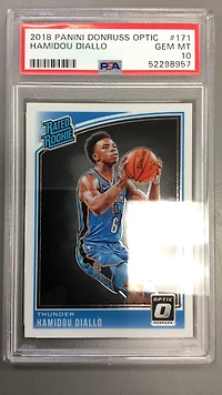 2018 Panini Donruss Optic 171 Hamidou Diallo PSA