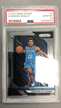 2018 Panini Prizm 9 Hamidou Diallo PSA