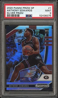 2020 Panini Prizm Draft Picks Anthony Edwards Silver Prizm PSA