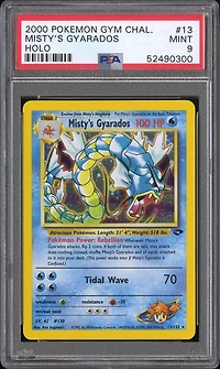 2000 Pokemon Gym Challenge 13 Misty's Gyarados Holo PSA
