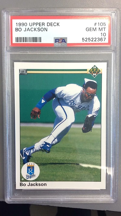1990 Upper Deck 105 Bo Jackson PSA 10