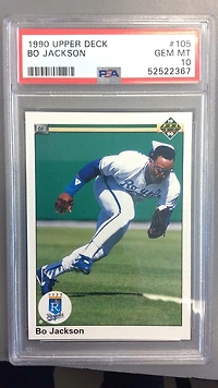 1990 Upper Deck 105 Bo Jackson PSA 10