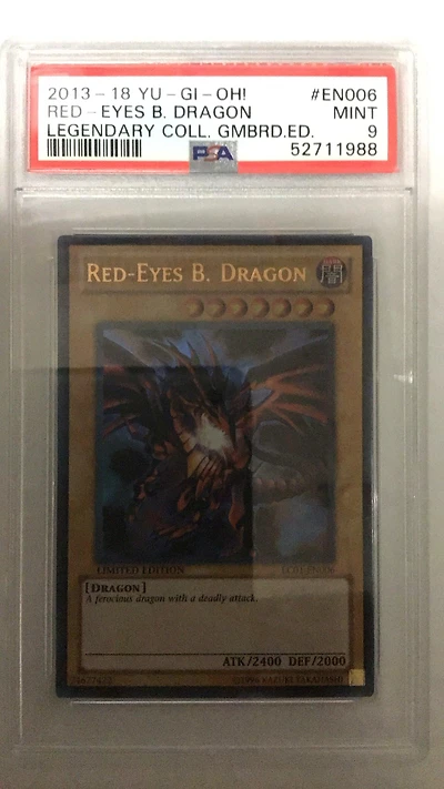2013-2018 Yu-gi-oh! Legendary Collection Gameboard Edition En006 Red-eyes B. Dragon PSA 9