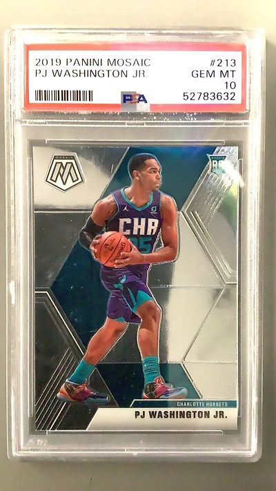 2019 Panini Mosaic Pj Washington Jr. PSA