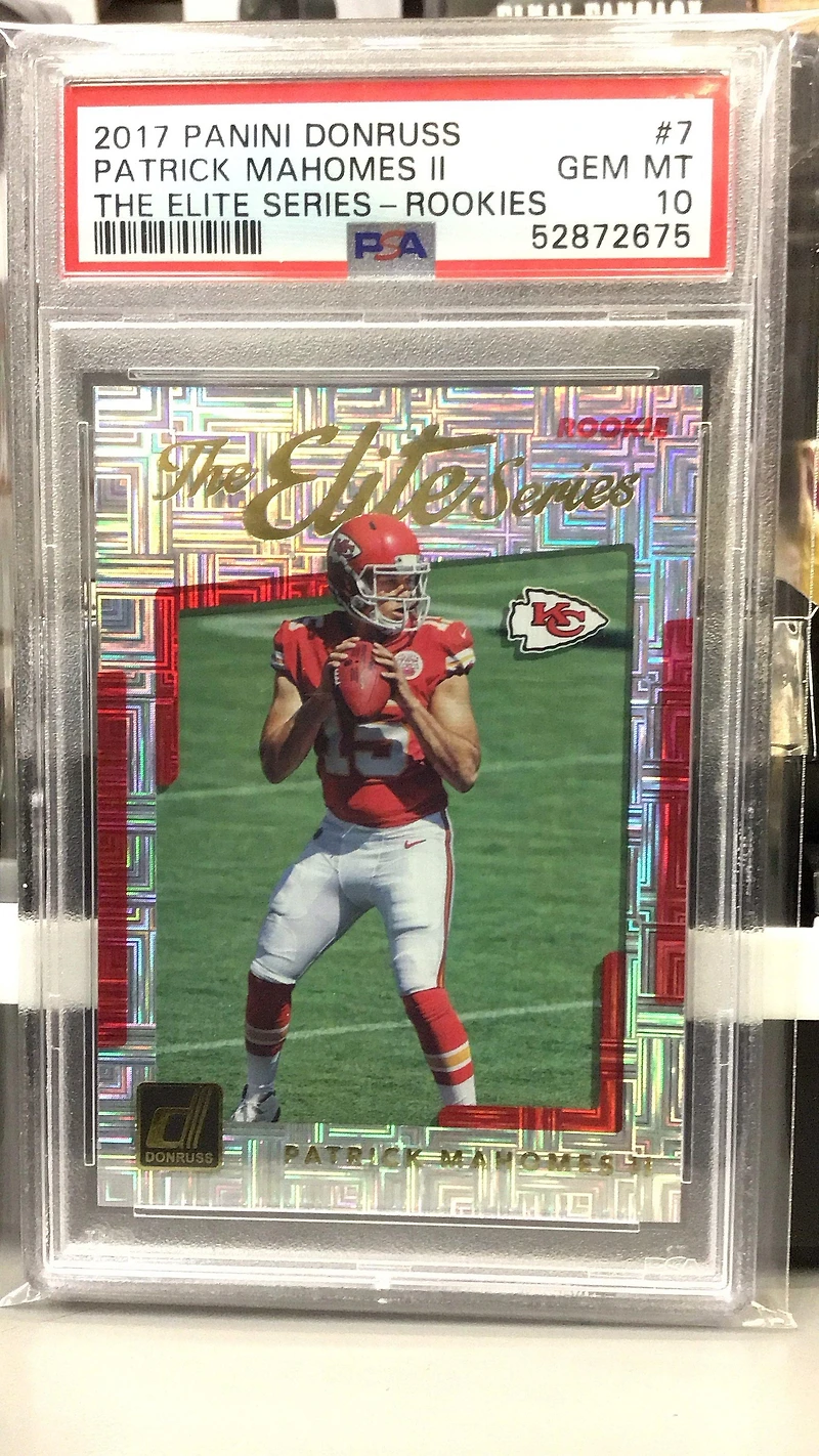 2017 Panini Donruss The Elite Series 7 Patrick Mahomes Ii Rookies PSA