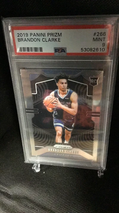 2019 Panini Prizm 266 Brandon Clarke PSA 9