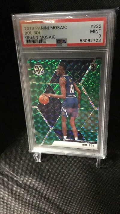 2019 Panini Mosaic 222 Bol Bol Green Mosaic PSA 9