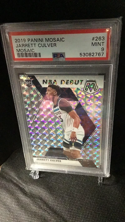 2019 Panini Mosaic Jarrett Culver Mosaic PSA 9