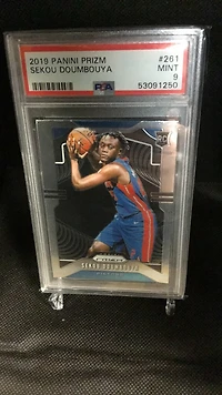 2019 Panini Prizm 261 Sekou Doumbouya PSA 9