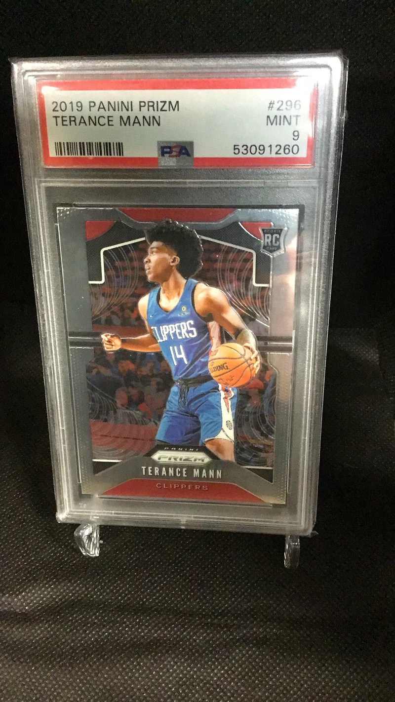 2019 Panini Prizm 296 Terance Mann PSA