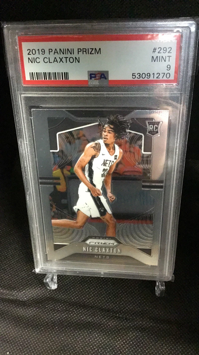 2019 Panini Prizm 292 Nic Claxton PSA 9