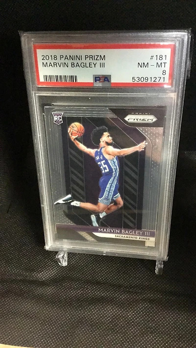 2018 Panini Prizm 181 Marvin Bagley Iii PSA 8