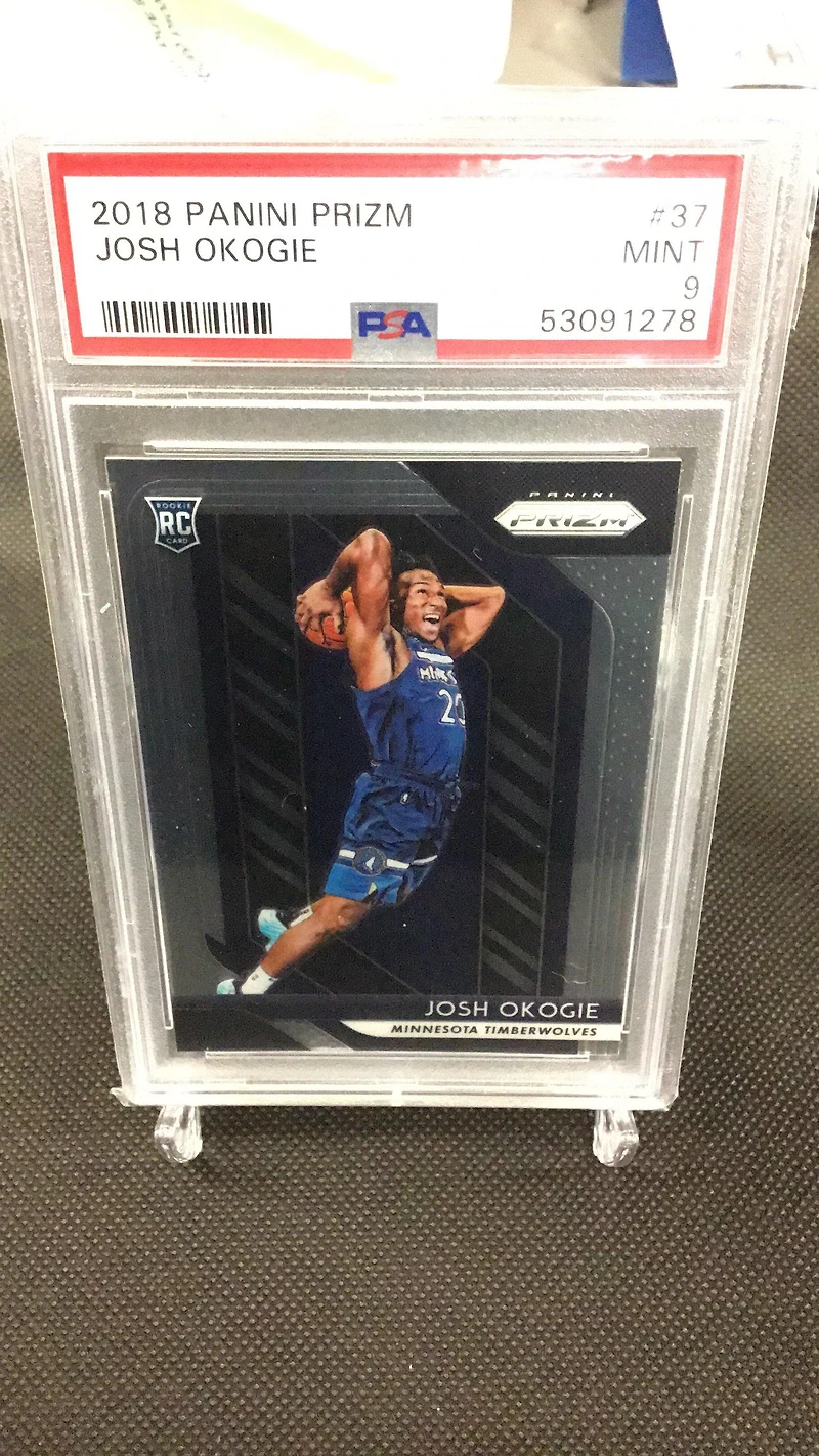 2018 Panini Prizm 37 Josh Okogie PSA 9
