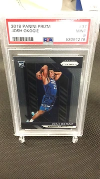 2018 Panini Prizm 37 Josh Okogie PSA 9