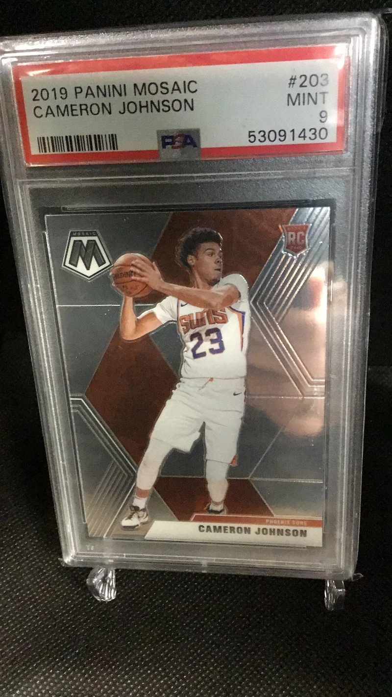 2019 Panini Mosaic 203 Cameron Johnson PSA 9