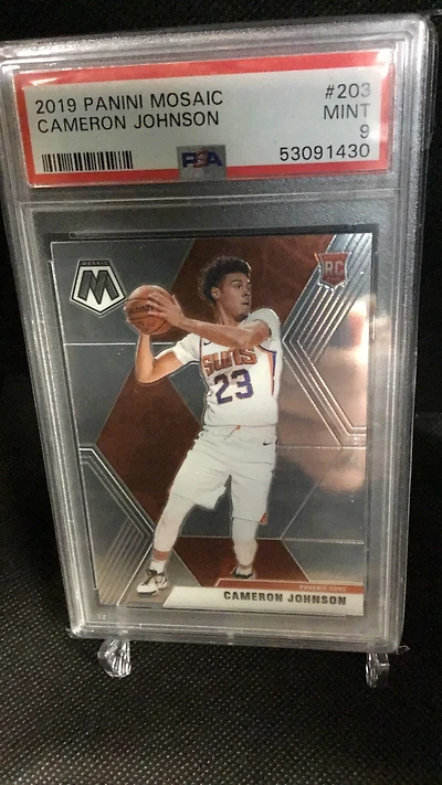 2019 Panini Mosaic 203 Cameron Johnson PSA 9