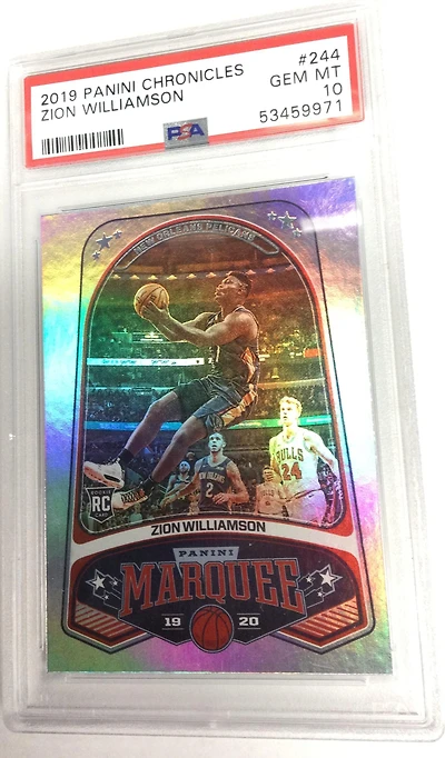 2019 Panini Chronicles 244 Zion Williamson PSA