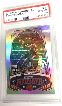 2019 Panini Chronicles 244 Zion Williamson PSA
