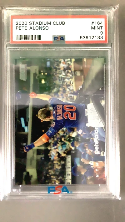 2020 Stadium Club 164 Pete Alonso PSA 9