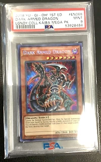 2018 Yu-gi-oh! Legendary Collection Kaiba Mega Pack En068 Dark Armed Dragon 1st Edition PSA 9