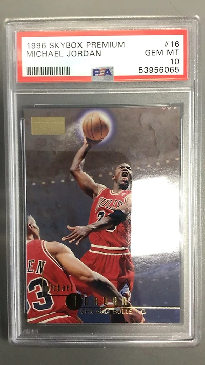 1996 Skybox Premium 16 Michael Jordan PSA