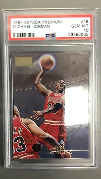 1996 Skybox Premium 16 Michael Jordan PSA