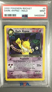 2000 Pokemon Rocket 9 Dark Hypno PSA 9