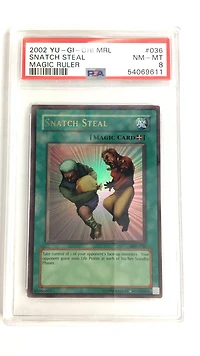 2002 Yu-gi-oh! Mrl-magic Ruler 036 Snatch Steal PSA 8