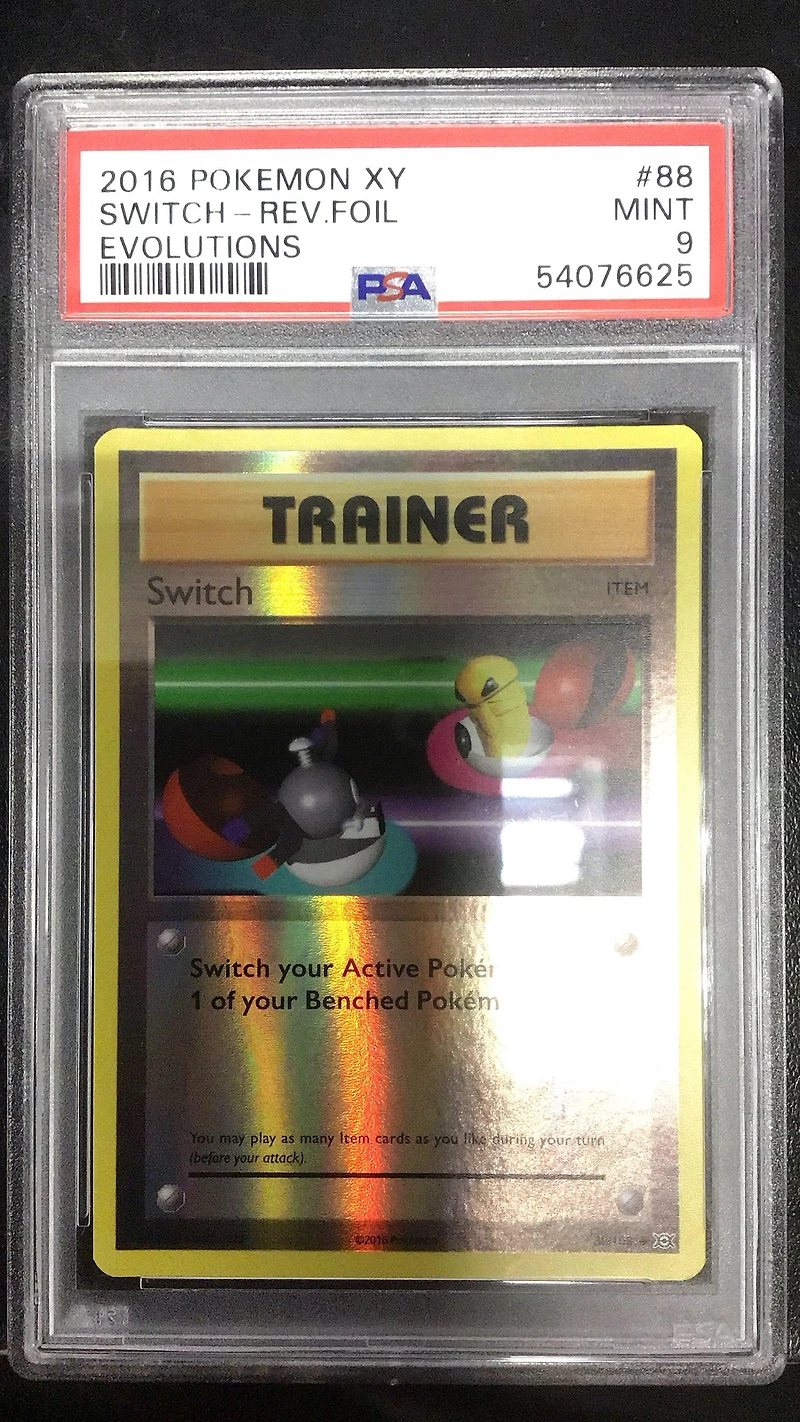 2016 Pokemon Xy Evolutions 88 Switch-reverse Foil PSA 9