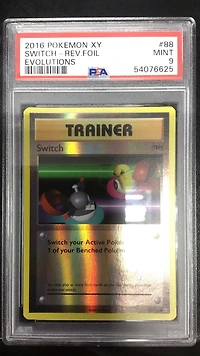 2016 Pokemon Xy Evolutions 88 Switch-reverse Foil PSA 9