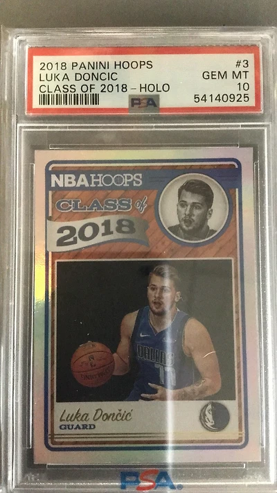 2018 Panini Hoops Class Of 2018 3 Luka Doncic Holo PSA 10